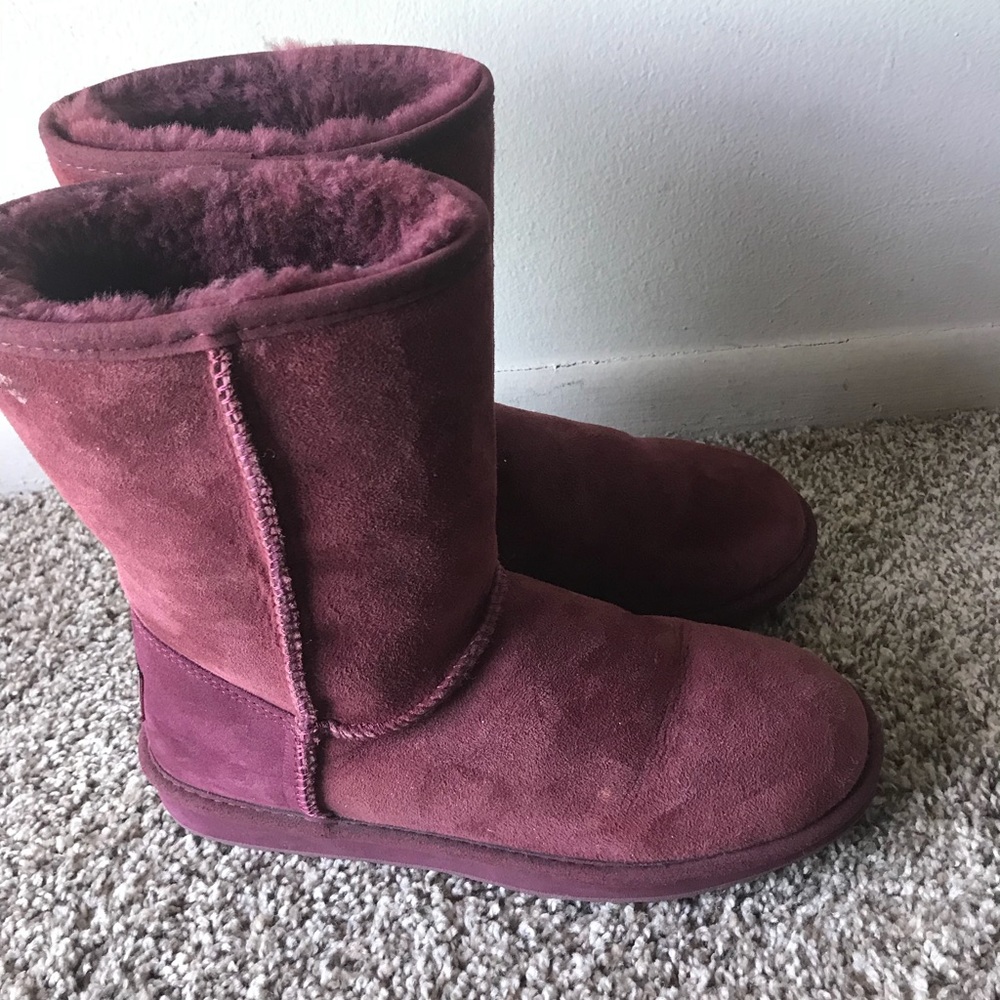 LL.Bean Red Suede Boots Size 8 Medium - Picture 5 of 8